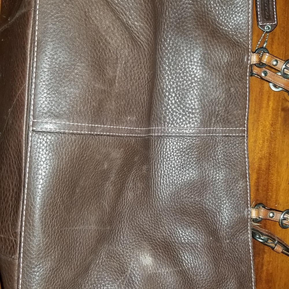 Authentic Brown Coach tote